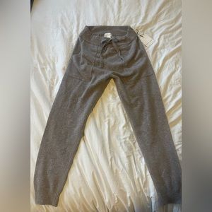 NWT Cashmere Pocket Jogger - Heather Mauve - HEATHER MAUVE / XS